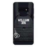Personalized Thin Blue Line Phone Case Printed 25MAR-LN28