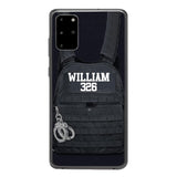 Personalized Thin Blue Line Phone Case Printed 25MAR-LN28
