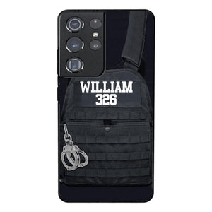 Personalized Thin Blue Line Phone Case Printed 25MAR-LN28