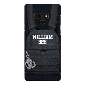 Personalized Thin Blue Line Phone Case Printed 25MAR-LN28