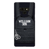 Personalized Thin Blue Line Phone Case Printed 25MAR-LN28