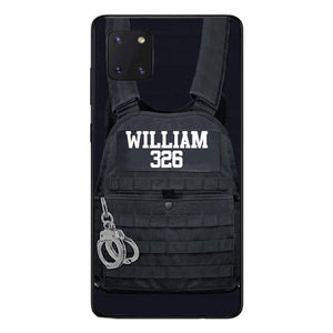 Personalized Thin Blue Line Phone Case Printed 25MAR-LN28