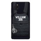 Personalized Thin Blue Line Phone Case Printed 25MAR-LN28