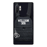 Personalized Thin Blue Line Phone Case Printed 25MAR-LN28