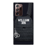 Personalized Thin Blue Line Phone Case Printed 25MAR-LN28