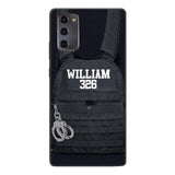 Personalized Thin Blue Line Phone Case Printed 25MAR-LN28
