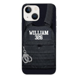 Personalized Thin Blue Line Phone Case Printed 25MAR-LN28