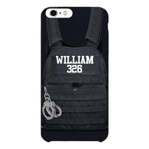 Personalized Thin Blue Line Phone Case Printed 25MAR-LN28