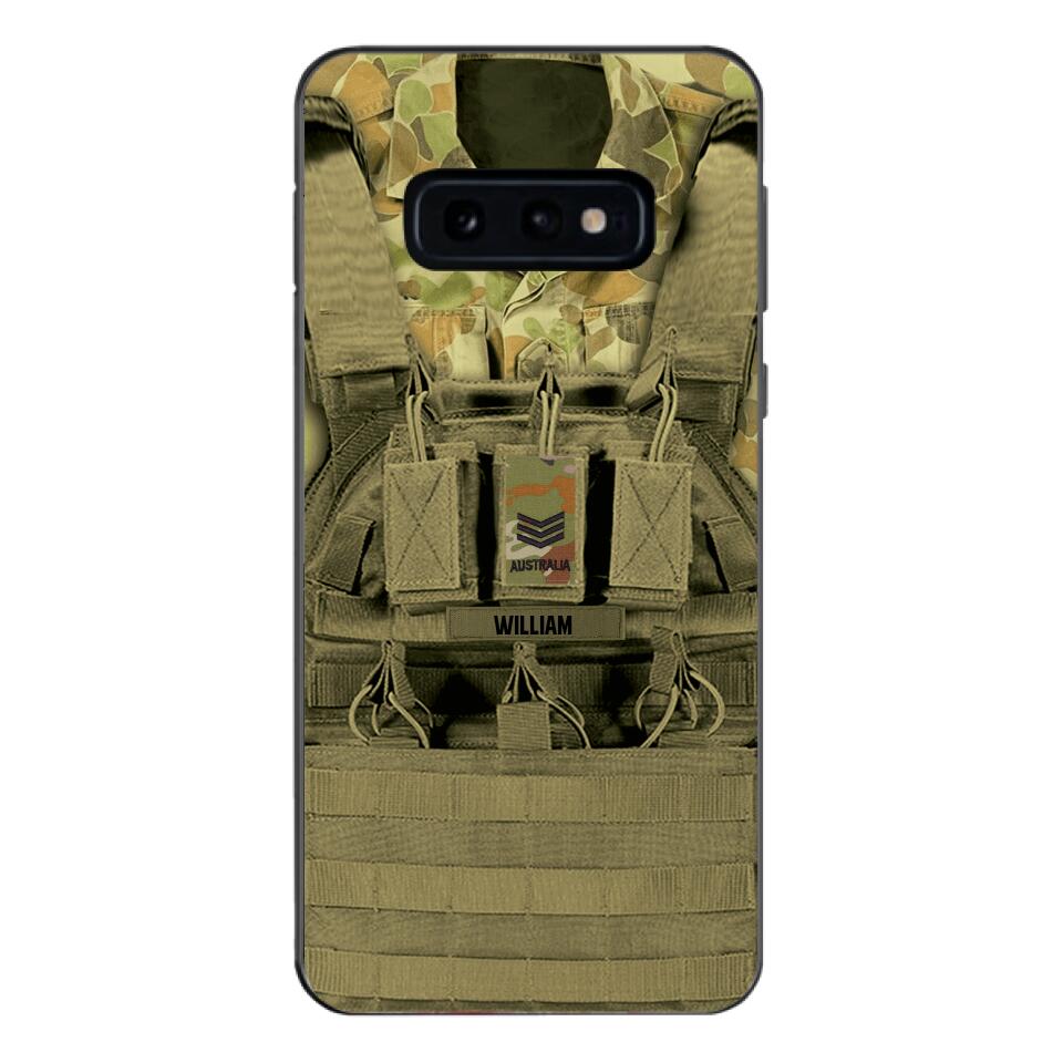 Personalized Australian Soldier Phone Case Printed 25MAR-DT29