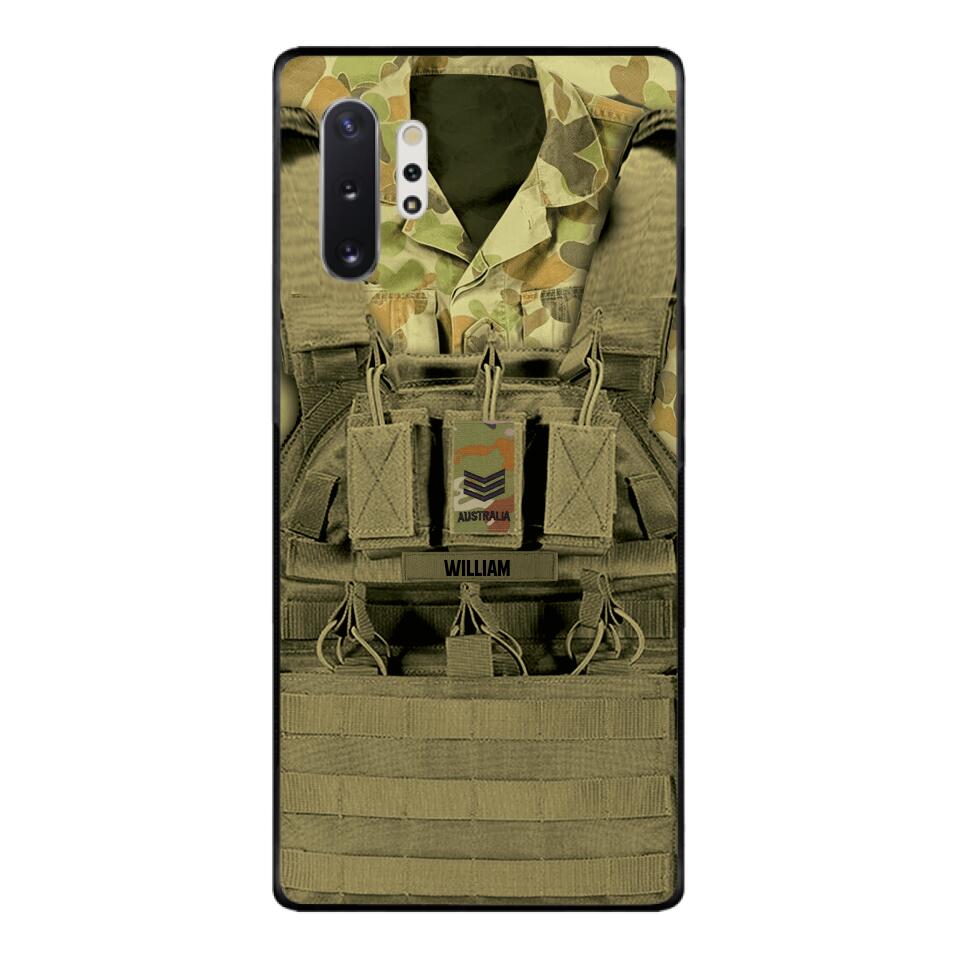 Personalized Australian Soldier Phone Case Printed 25MAR-DT29