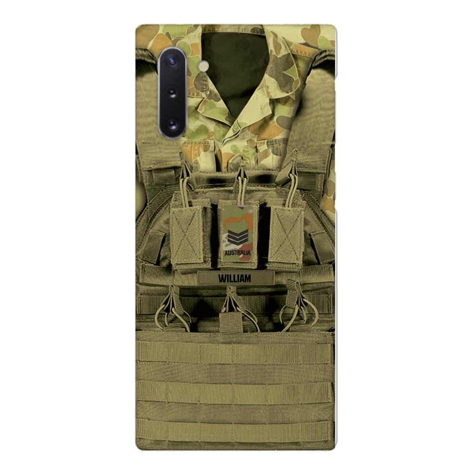 Personalized Australian Soldier Phone Case Printed 25MAR-DT29