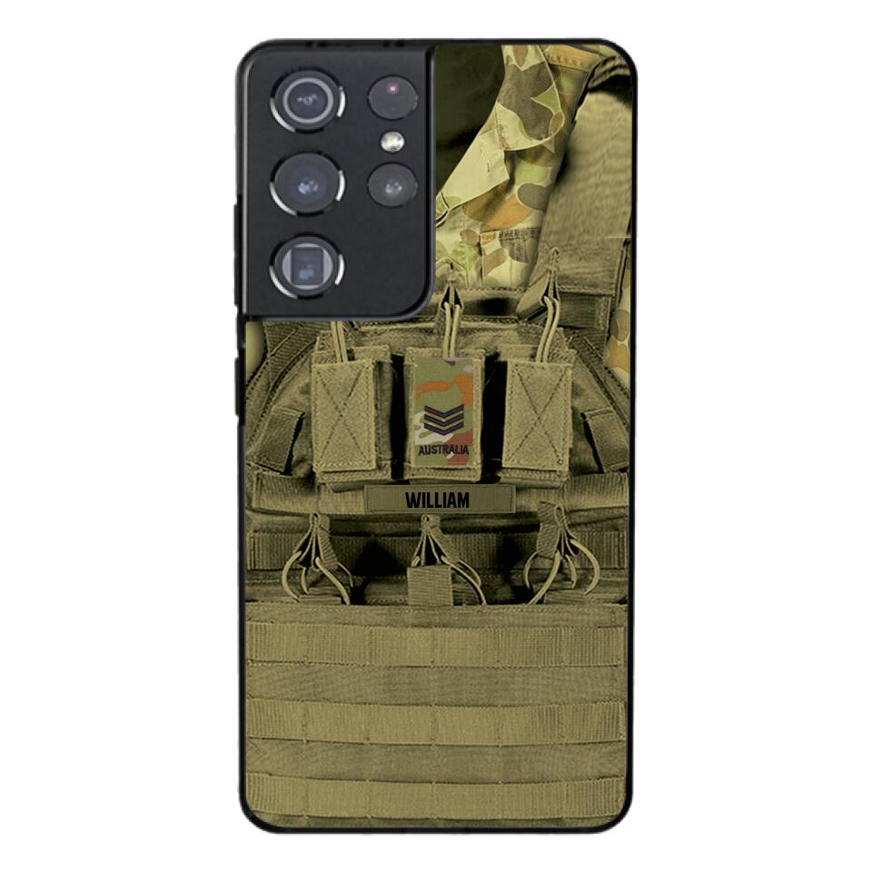 Personalized Australian Soldier Phone Case Printed 25MAR-DT29