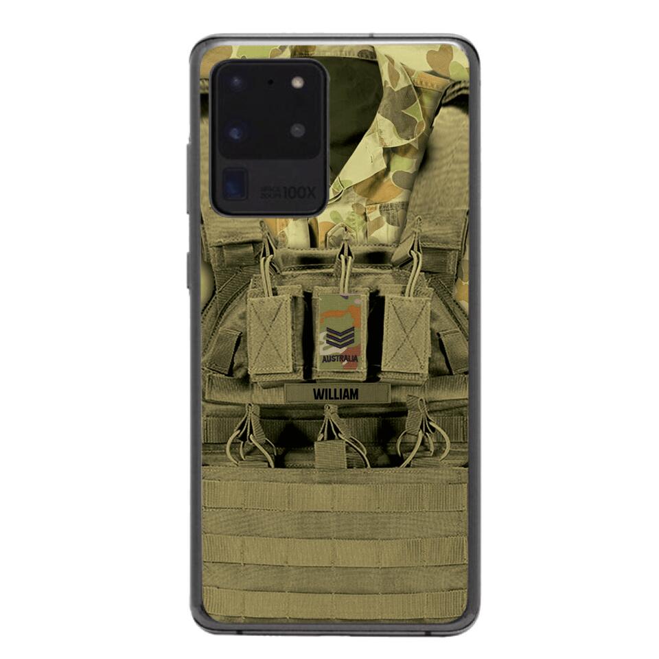 Personalized Australian Soldier Phone Case Printed 25MAR-DT29
