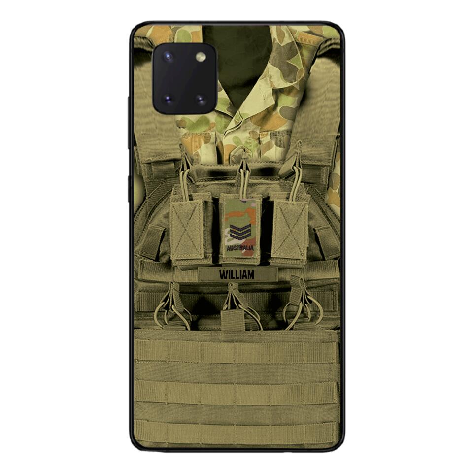 Personalized Australian Soldier Phone Case Printed 25MAR-DT29
