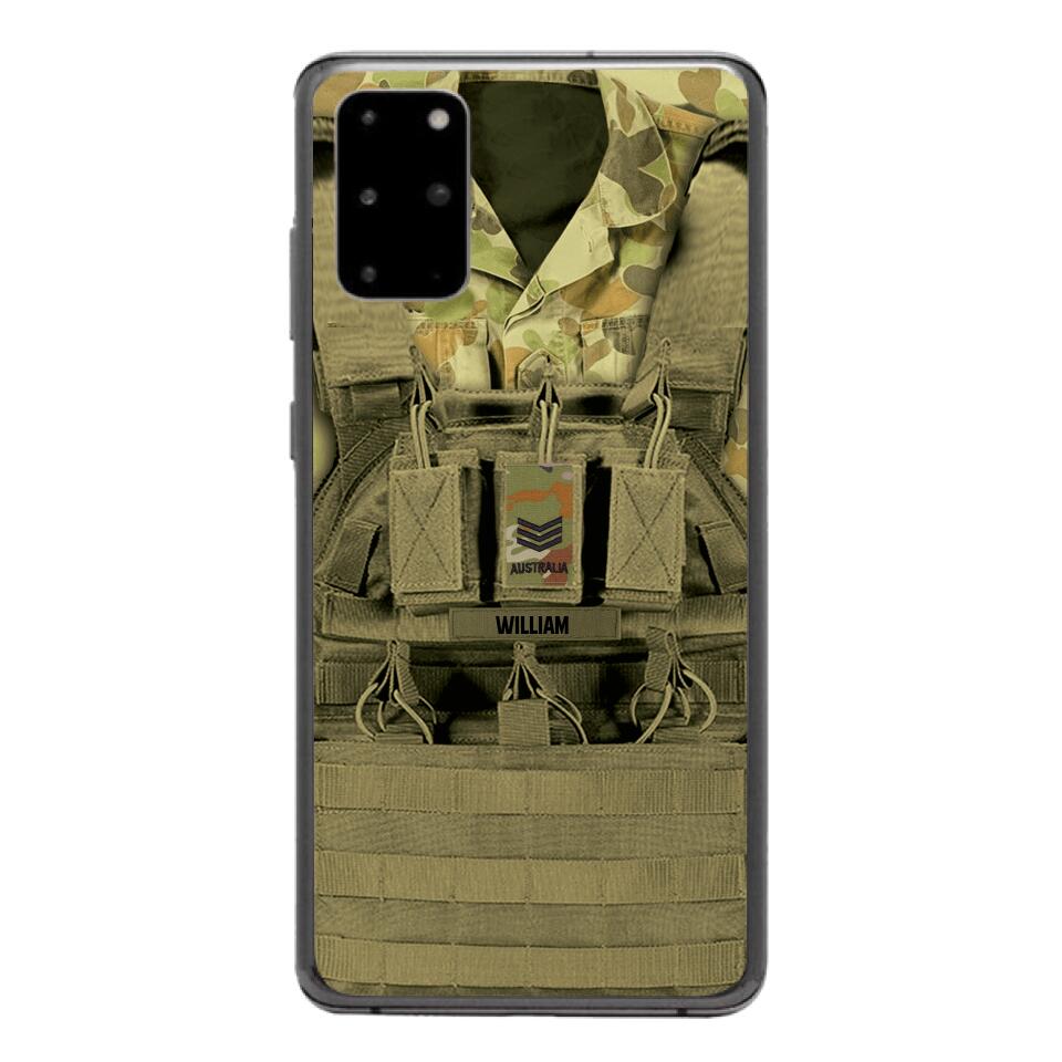 Personalized Australian Soldier Phone Case Printed 25MAR-DT29
