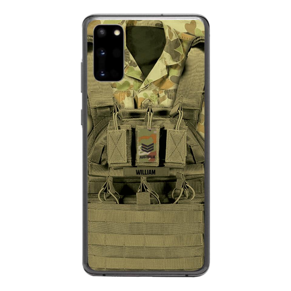 Personalized Australian Soldier Phone Case Printed 25MAR-DT29