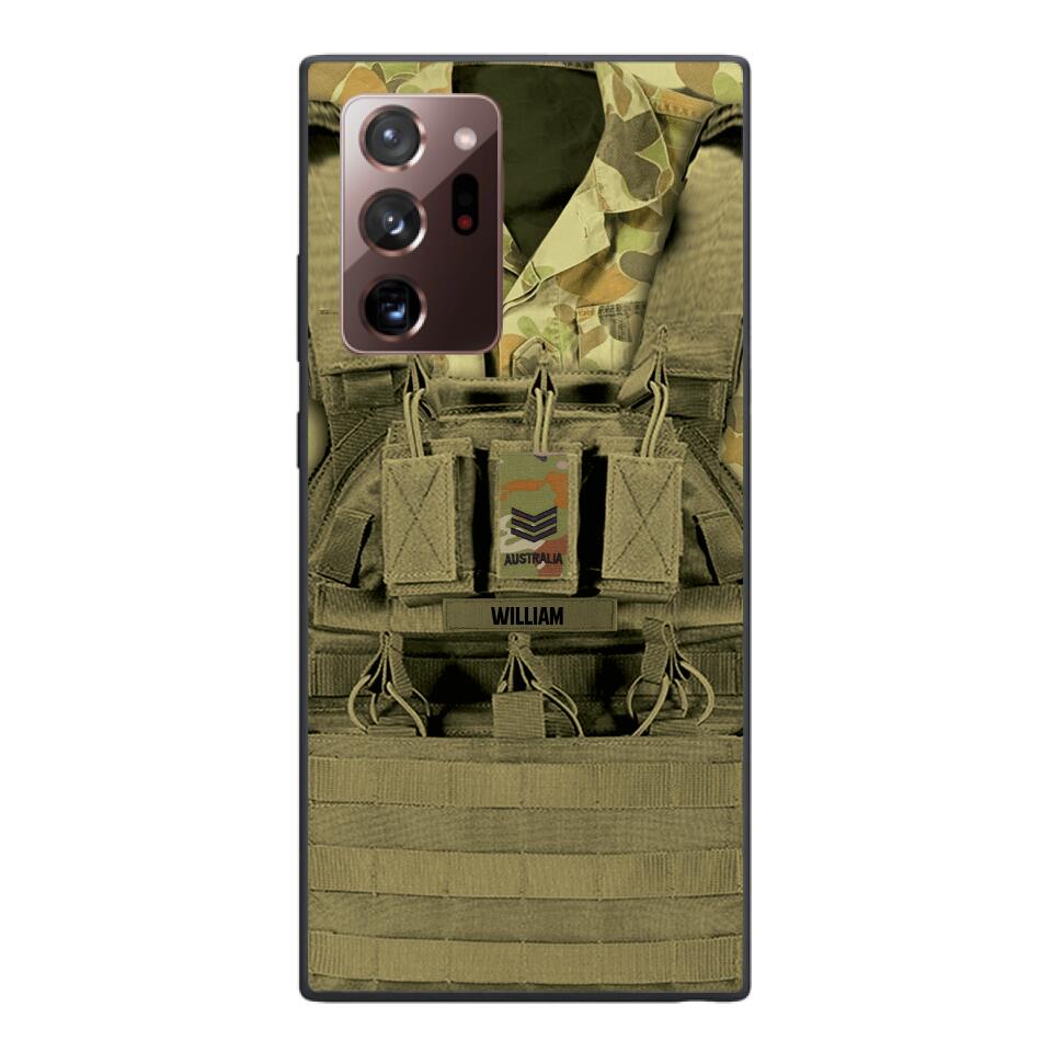 Personalized Australian Soldier Phone Case Printed 25MAR-DT29