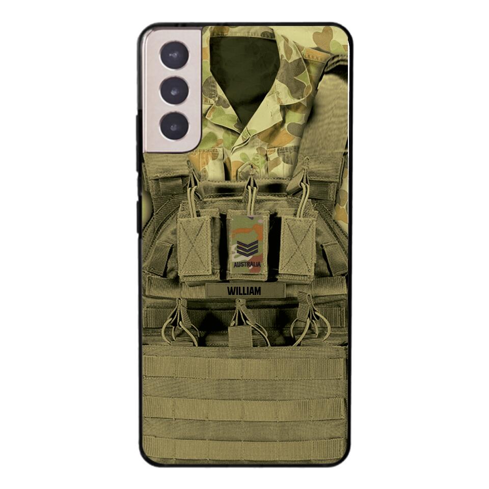 Personalized Australian Soldier Phone Case Printed 25MAR-DT29