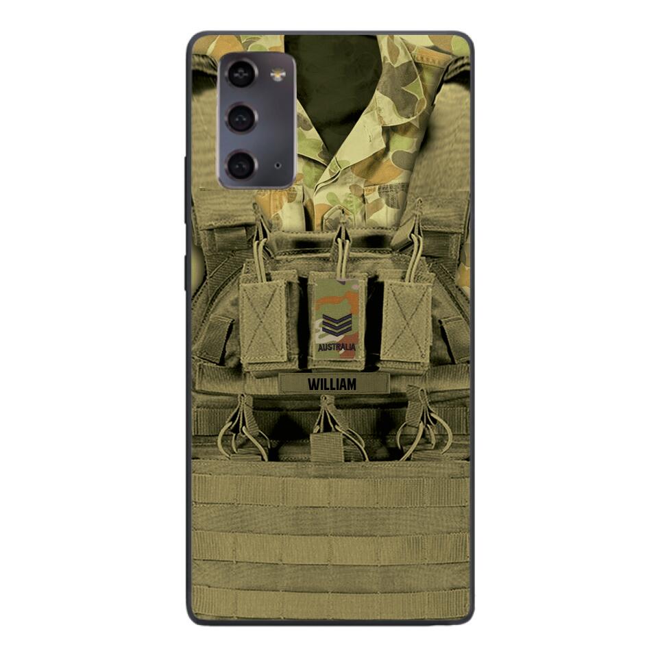 Personalized Australian Soldier Phone Case Printed 25MAR-DT29