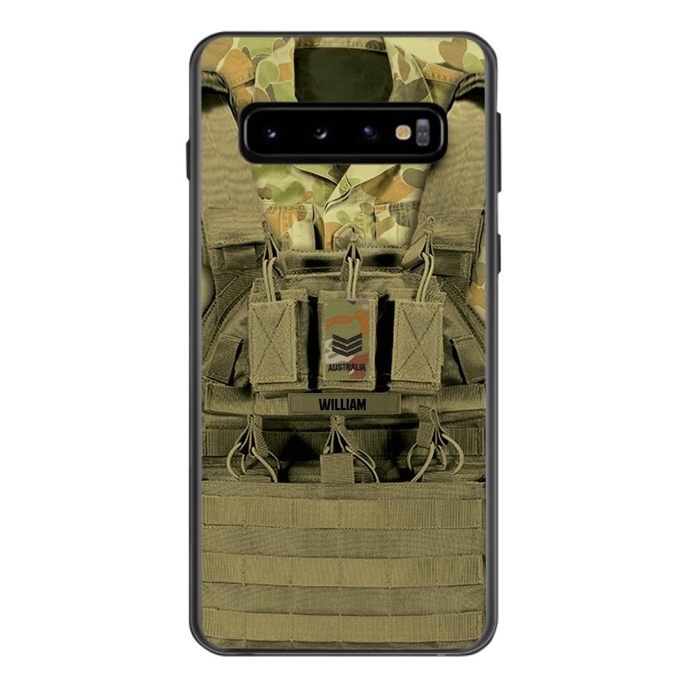 Personalized Australian Soldier Phone Case Printed 25MAR-DT29