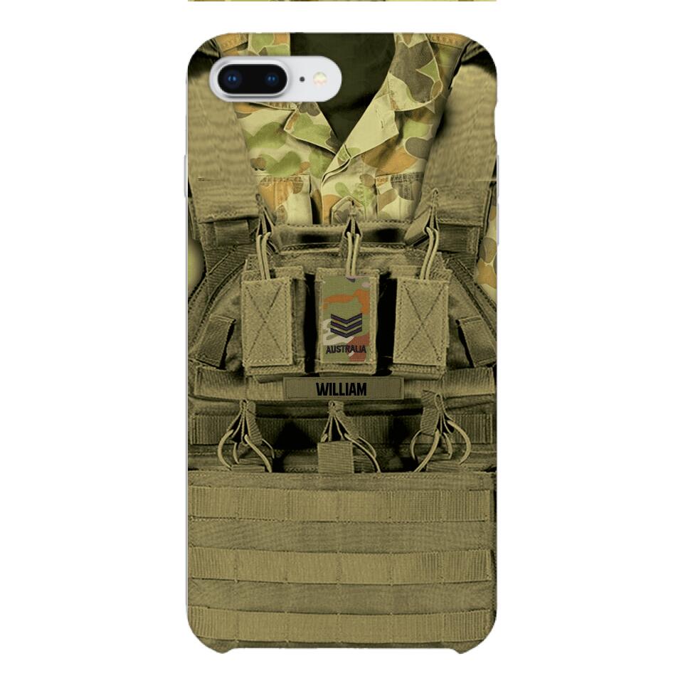 Personalized Australian Soldier Phone Case Printed 25MAR-DT29