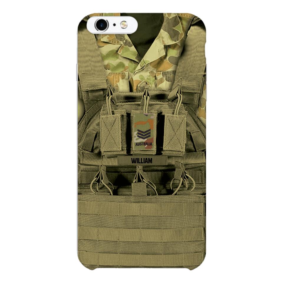 Personalized Australian Soldier Phone Case Printed 25MAR-DT29