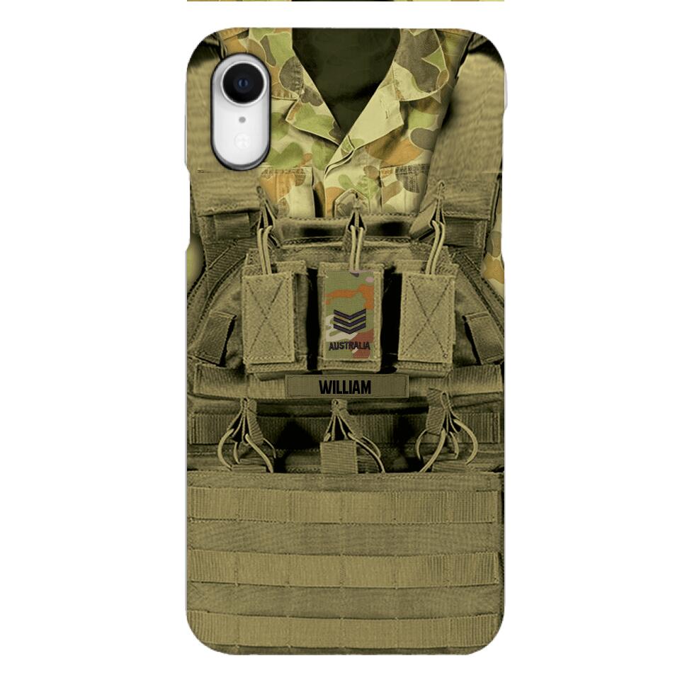 Personalized Australian Soldier Phone Case Printed 25MAR-DT29