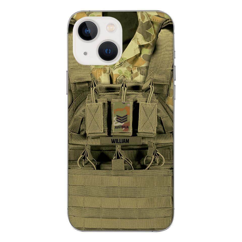 Personalized Australian Soldier Phone Case Printed 25MAR-DT29