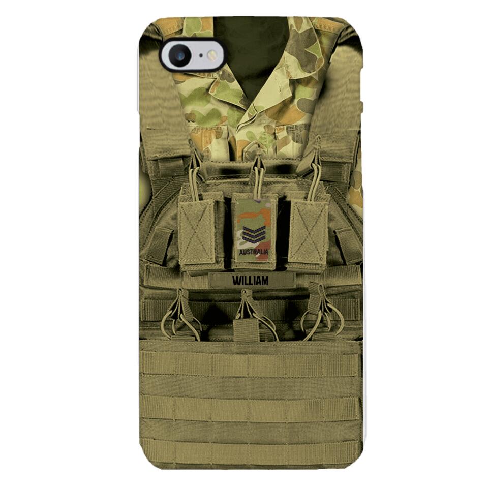Personalized Australian Soldier Phone Case Printed 25MAR-DT29