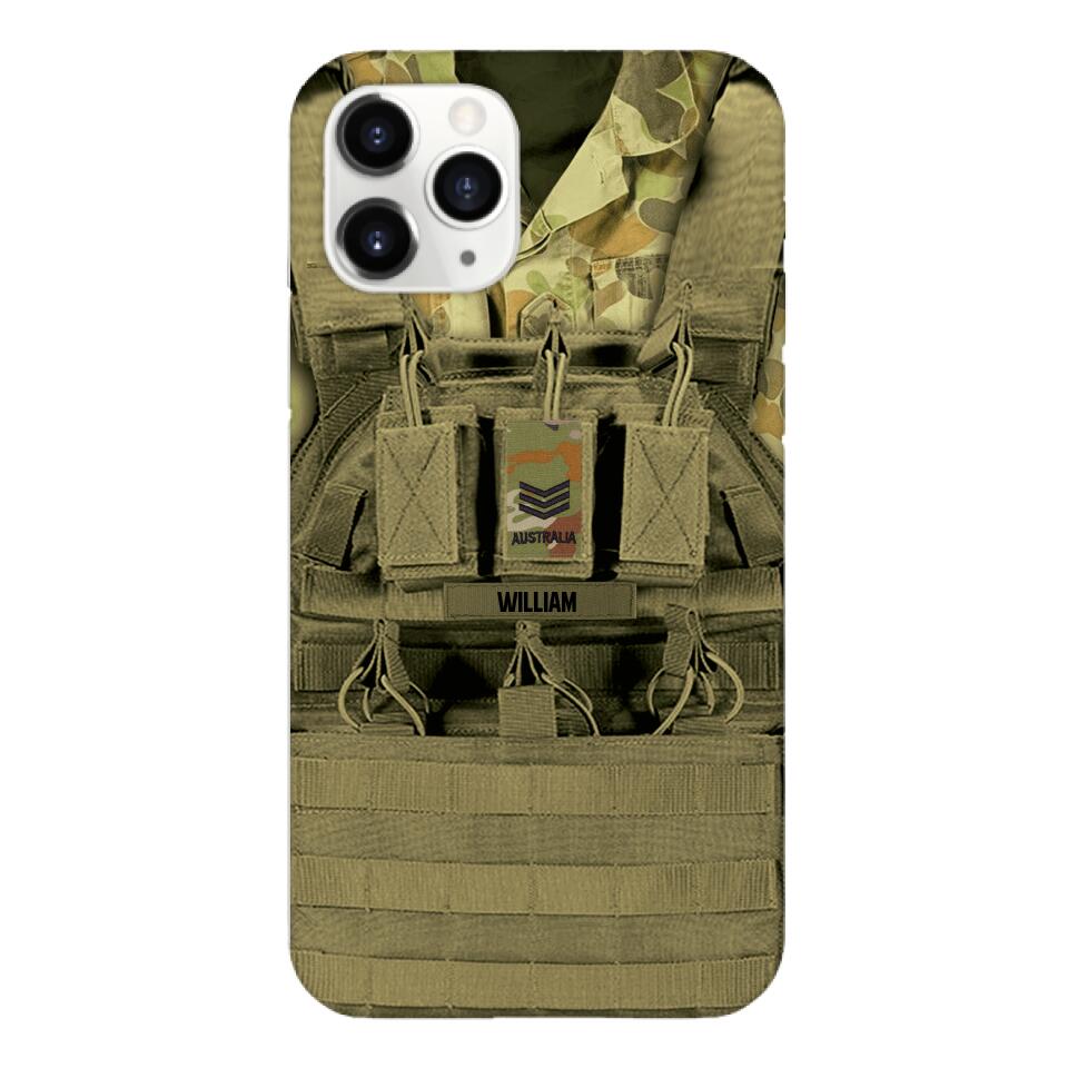 Personalized Australian Soldier Phone Case Printed 25MAR-DT29