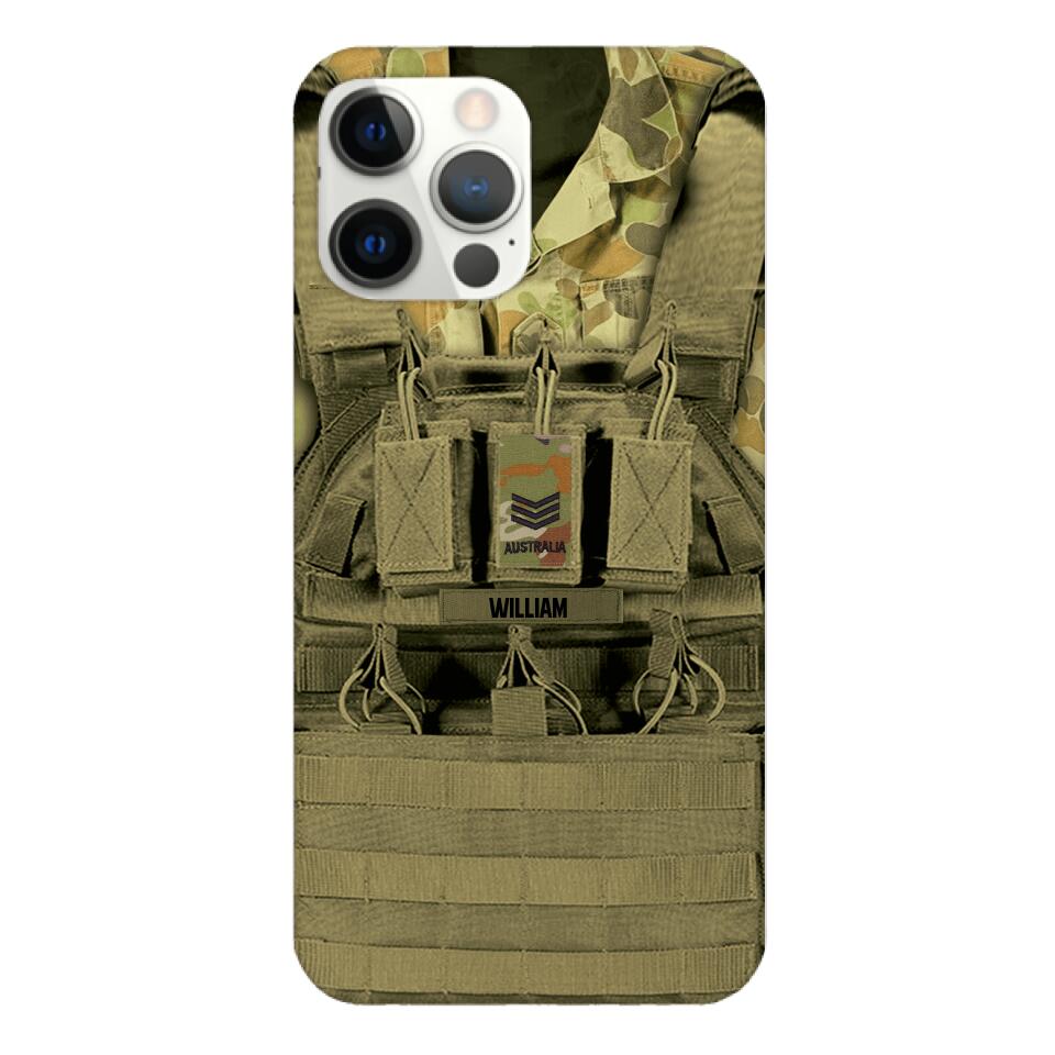Personalized Australian Soldier Phone Case Printed 25MAR-DT29