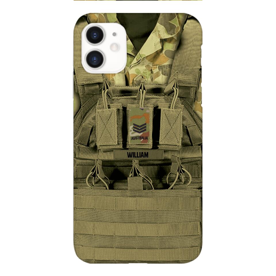 Personalized Australian Soldier Phone Case Printed 25MAR-DT29