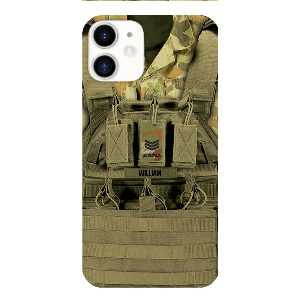 Personalized Australian Soldier Phone Case Printed 25MAR-DT29