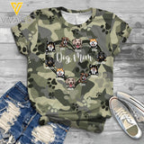 Personalized Dog Mom Tshirt Printed QTDT2903
