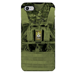 Personalized Canadian Soldier Phone Case Printed 25MAR-DT29