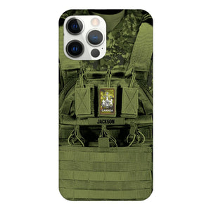 Personalized Canadian Soldier Phone Case Printed 25MAR-DT29