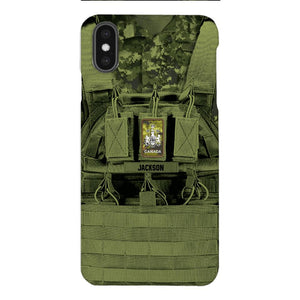 Personalized Canadian Soldier Phone Case Printed 25MAR-DT29