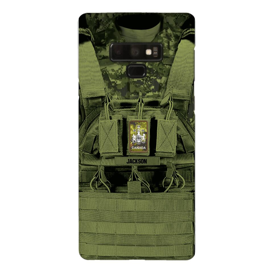 Personalized Canadian Soldier Phone Case Printed 25MAR-DT29