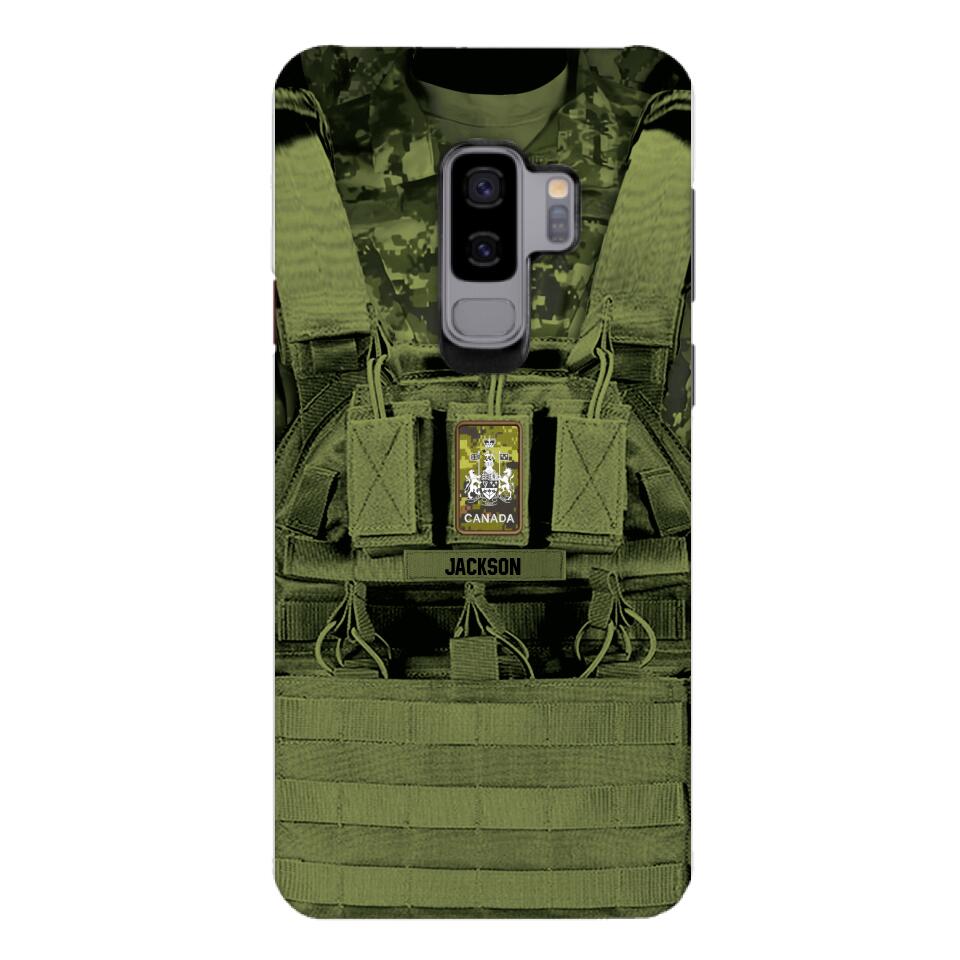 Personalized Canadian Soldier Phone Case Printed 25MAR-DT29