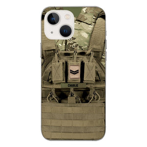 Personalized British Soldier Phone Case Printed 25MAR-DT29