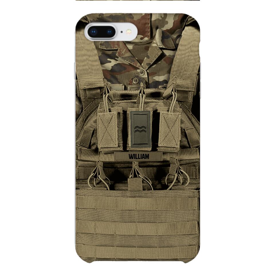 Personalized Irish Soldier Phone Case Printed 25MAR-DT29
