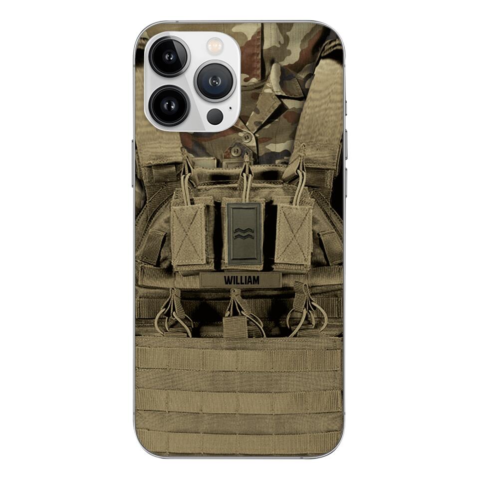 Personalized Irish Soldier Phone Case Printed 25MAR-DT29