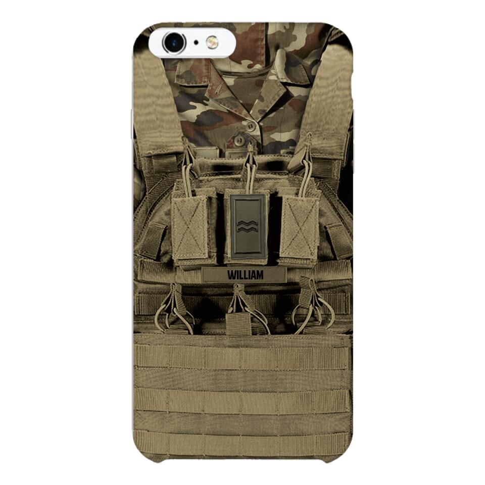 Personalized Irish Soldier Phone Case Printed 25MAR-DT29