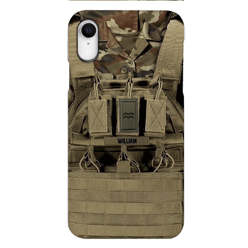 Personalized Irish Soldier Phone Case Printed 25MAR-DT29