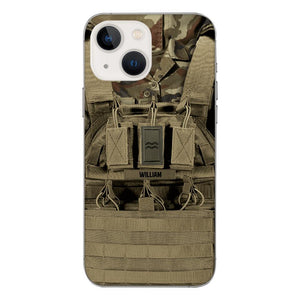 Personalized Irish Soldier Phone Case Printed 25MAR-DT29