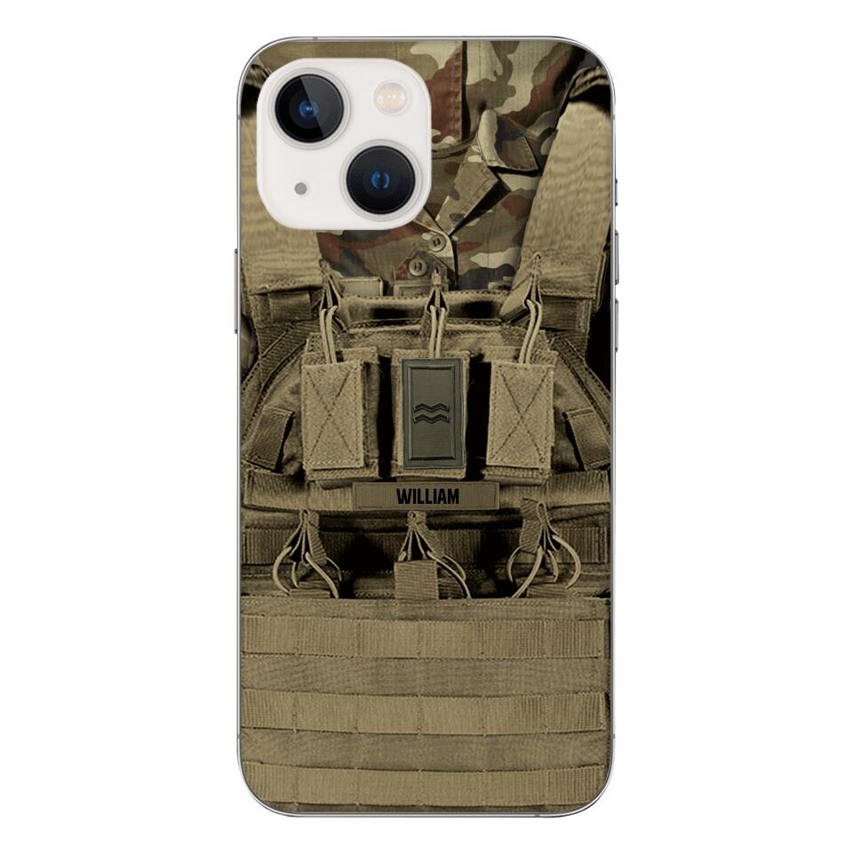 Personalized Irish Soldier Phone Case Printed 25MAR-DT29
