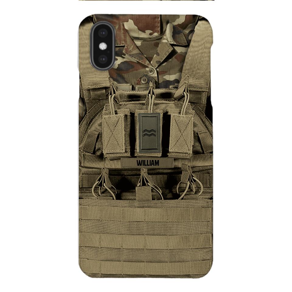 Personalized Irish Soldier Phone Case Printed 25MAR-DT29