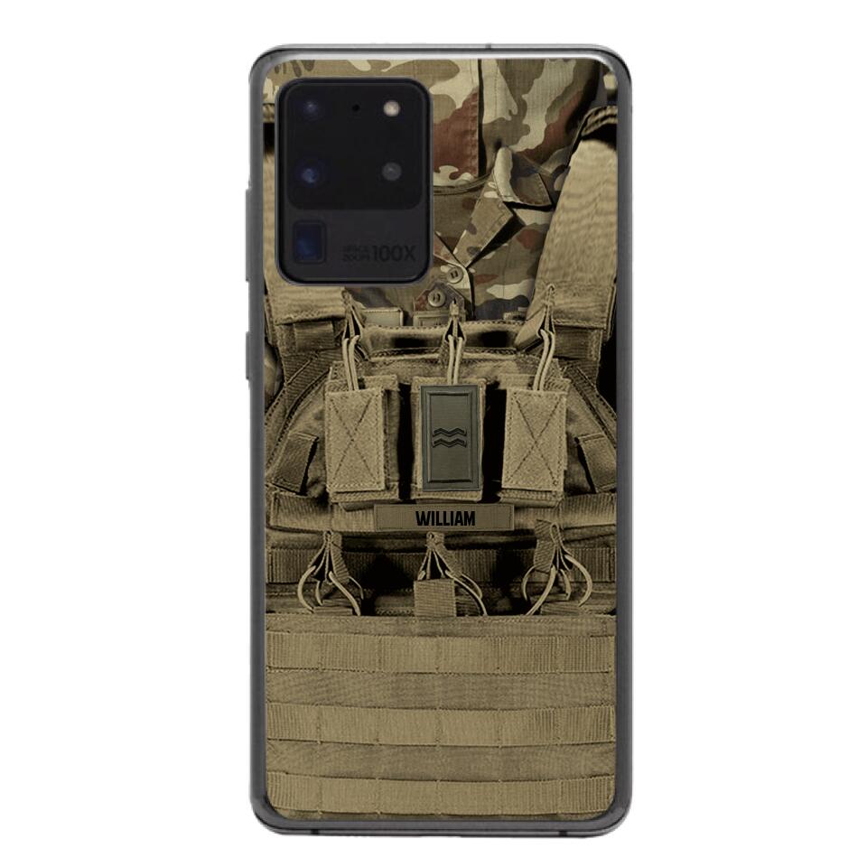 Personalized Irish Soldier Phone Case Printed 25MAR-DT29