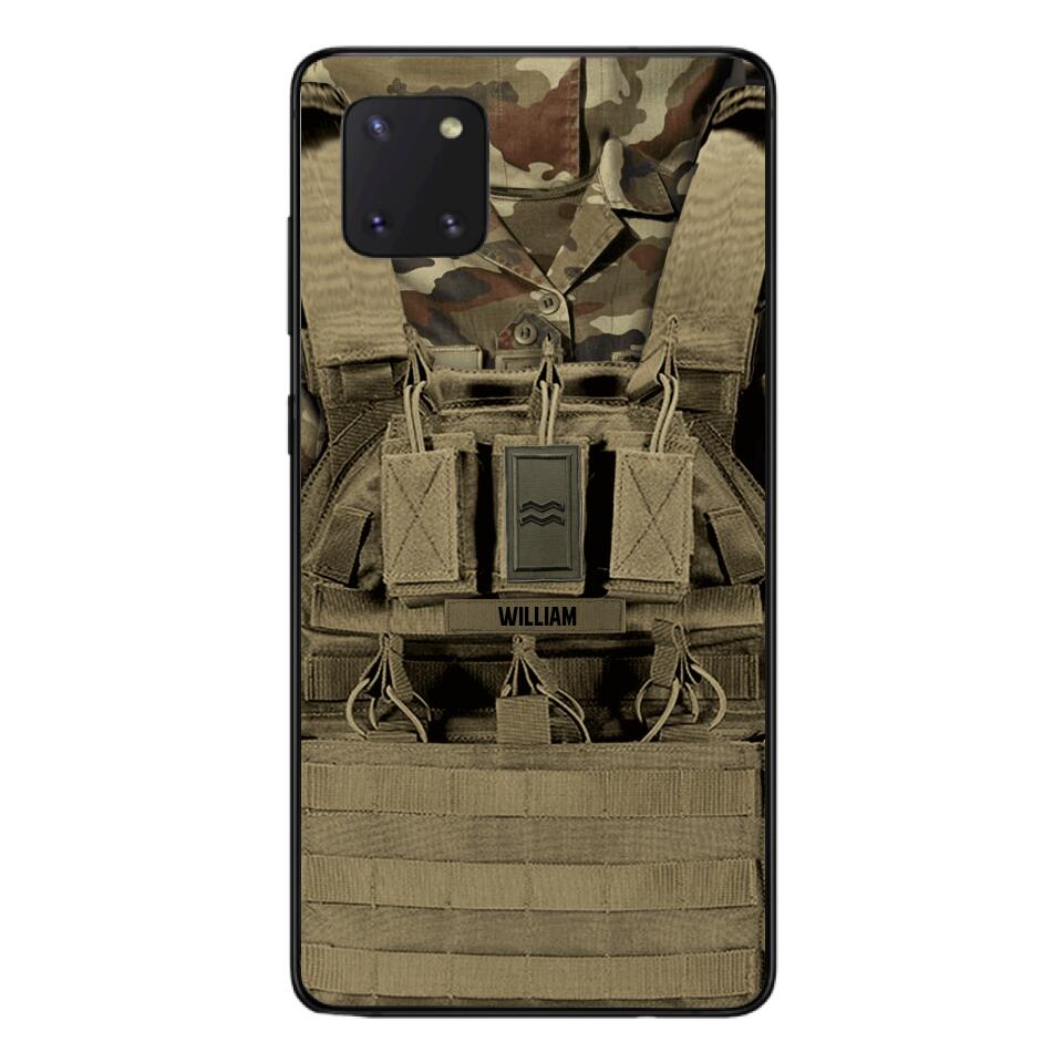 Personalized Irish Soldier Phone Case Printed 25MAR-DT29