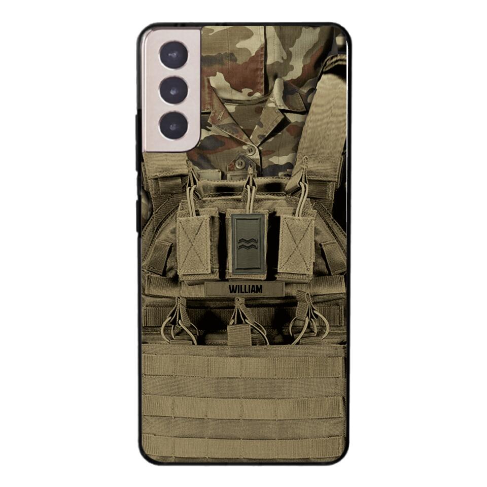 Personalized Irish Soldier Phone Case Printed 25MAR-DT29